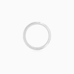 Fine Pavé Diamond Band In White Gold