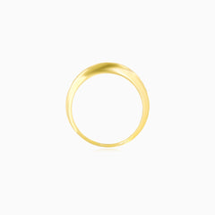 Yellow Gold Diamond Channel Band Ring