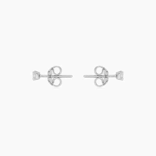 Classic White Gold Diamond Stud Earrings