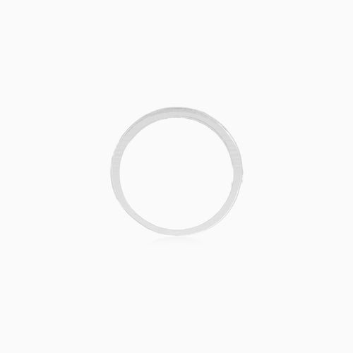 White Gold Channel Set Diamond Ring