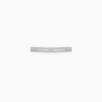 Vintage prsten s diamanty z bílého zlata