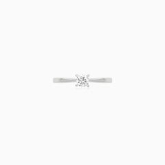 Lumina White Gold Diamond Solitaire Ring