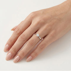 Celestial Six-Prong Diamond Solitaire Ring