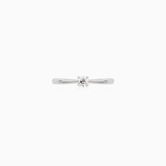 Graceful White Gold Diamond Ring