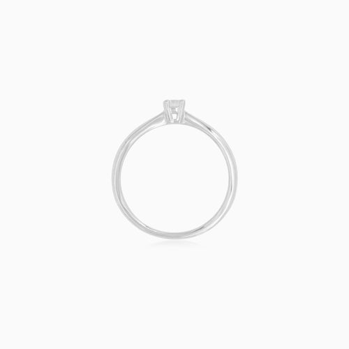 Graceful White Gold Diamond Ring