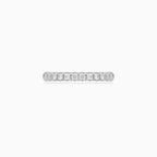 Two-Tone Diamond Half Eternity Ring