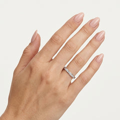 Elegant Princess Diamond Ring
