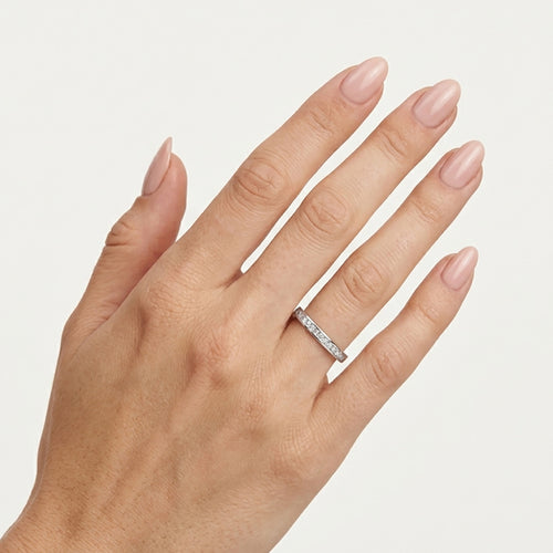 Elegant Princess Diamond Ring