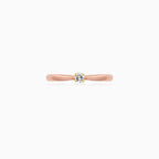 Blush Gold Diamond Ring
