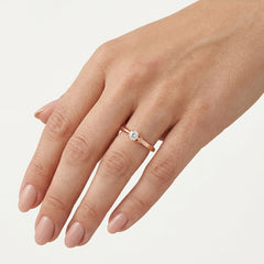 Harmony Rose Gold Diamond Ring