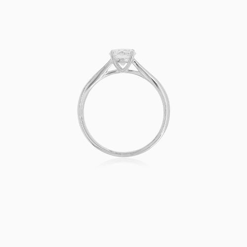 White Gold Diamond Engagement Ring