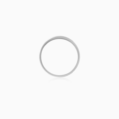 White Gold Channel-Set Diamond Ring