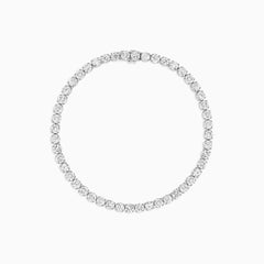 Diamantový Tenisový Náramek 3,0 mm Z Bílého Zlata