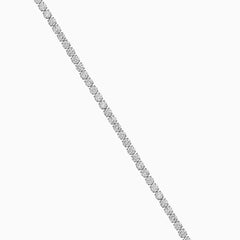 Diamantový Tenisový Náramek 3,0 mm Z Bílého Zlata