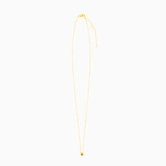 Yellow Gold Bezel-Set Diamond Necklace
