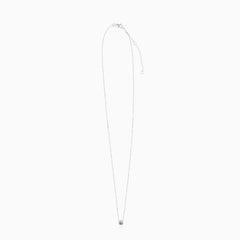 White Gold Diamond Solitaire Necklace