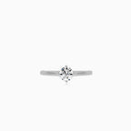 White Gold Solitaire Engagement Ring