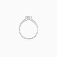 White Gold Solitaire Engagement Ring
