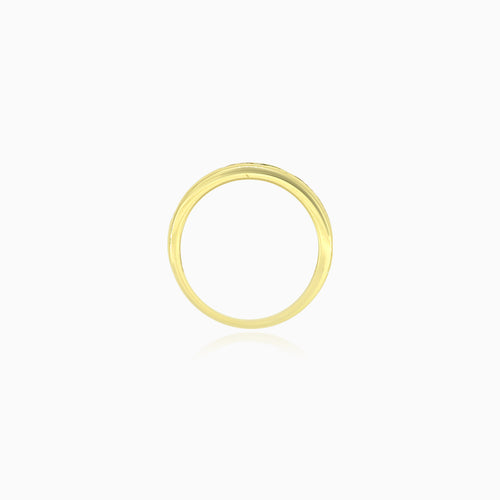 Eleganter Ring aus Gelbgold mit bunten Edelsteinen