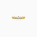 Radiant Yellow Gold Solitaire Ring
