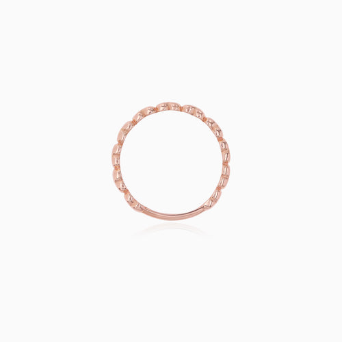 Rose Gold Heart Band Ring