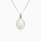 Perleťový přívěšek z bílého zlata