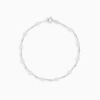 Pulsera de oro blanco con perlas de agua dulce