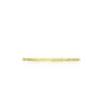 Bracelet jonc en or jaune avec découpes détaillées
