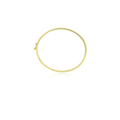Bracelet jonc en or jaune avec découpes détaillées
