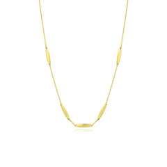 Collier large élégant en or