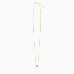 Zlatý Květinový Náhrdelník se Zirkonem