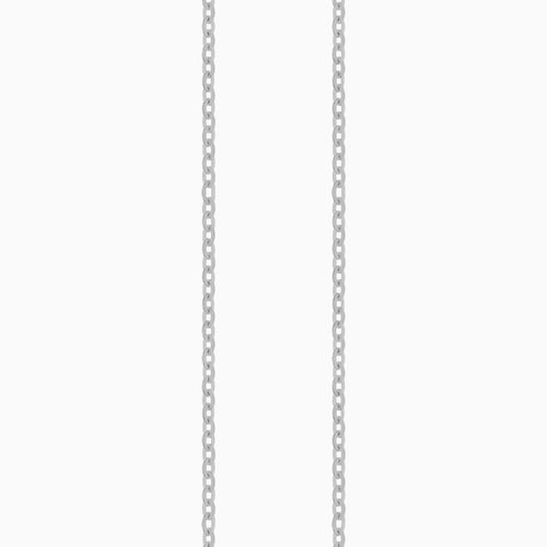 14K White Gold Brillo Chain Necklace – 2.45 mm
