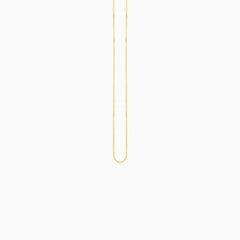 Cadena fina de oro espiga