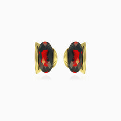 Oval elegance drop earrings