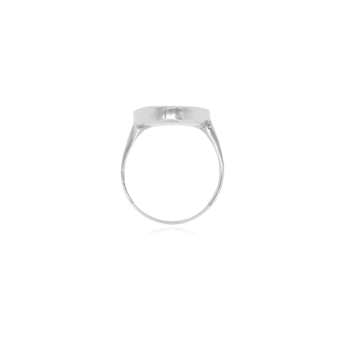 Langer Ring mit weißem Opal