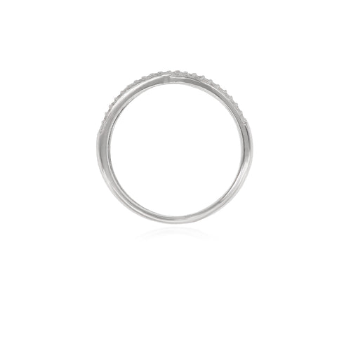 Schicker X-Design Damenring aus Silber