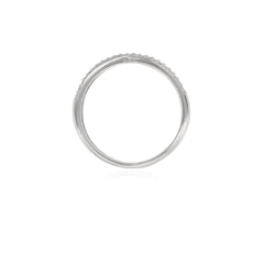 Chic X design silver women ring