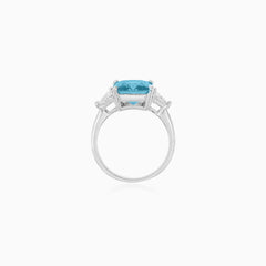 Sterling Silver Sky Blue Topaz Ring