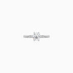 Sterling Silver Luminous Pavé Ring