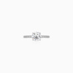 Sterling Silver Radiant Pavé Ring