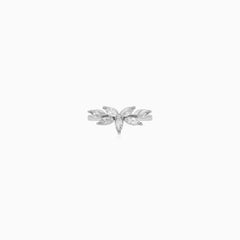 Sterling Silver Marquise Leaf Ring