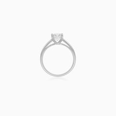 Luminous Sterling Silver Cubic Zirconia Ring