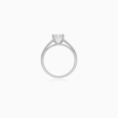 Luminous Sterling Silver Cubic Zirconia Ring
