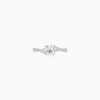 Sterling Silver Round Zirconia Pavé Ring