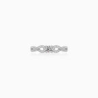 Sterling Silver Infinity Zirconia Ring