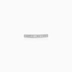 Sterling Silver Baguette Eternity Ring