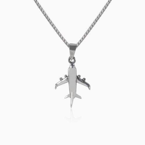 Flugzeug-Anhänger aus Sterlingsilber für Herren