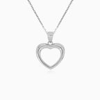 Sterling Silver Double Heart Pendant