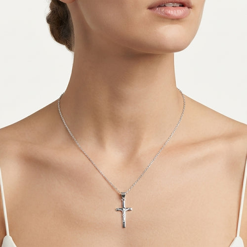 Sterling Silver Crucifix Pendant