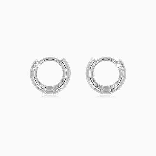 Sterling Silver Classic Hoop Earrings